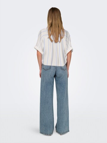 Chemisier 'ONLPAULA' ONLY en blanc