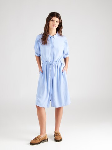 Robe-chemise 'Pansy' Soft Rebels en bleu : devant