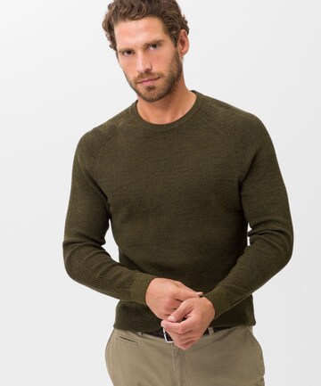 BRAX Pullover 'Roy' in Grün: Vorderseite