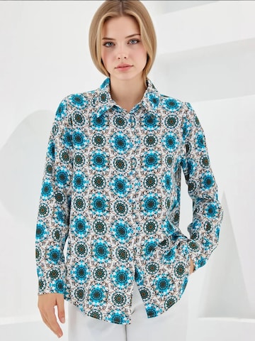 Chemisier Bigdart en bleu : devant