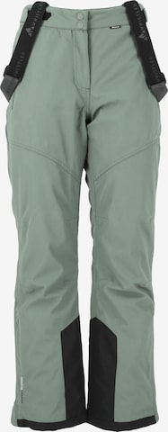 Whistler Workout Pants 'Drizzle' in Green: front