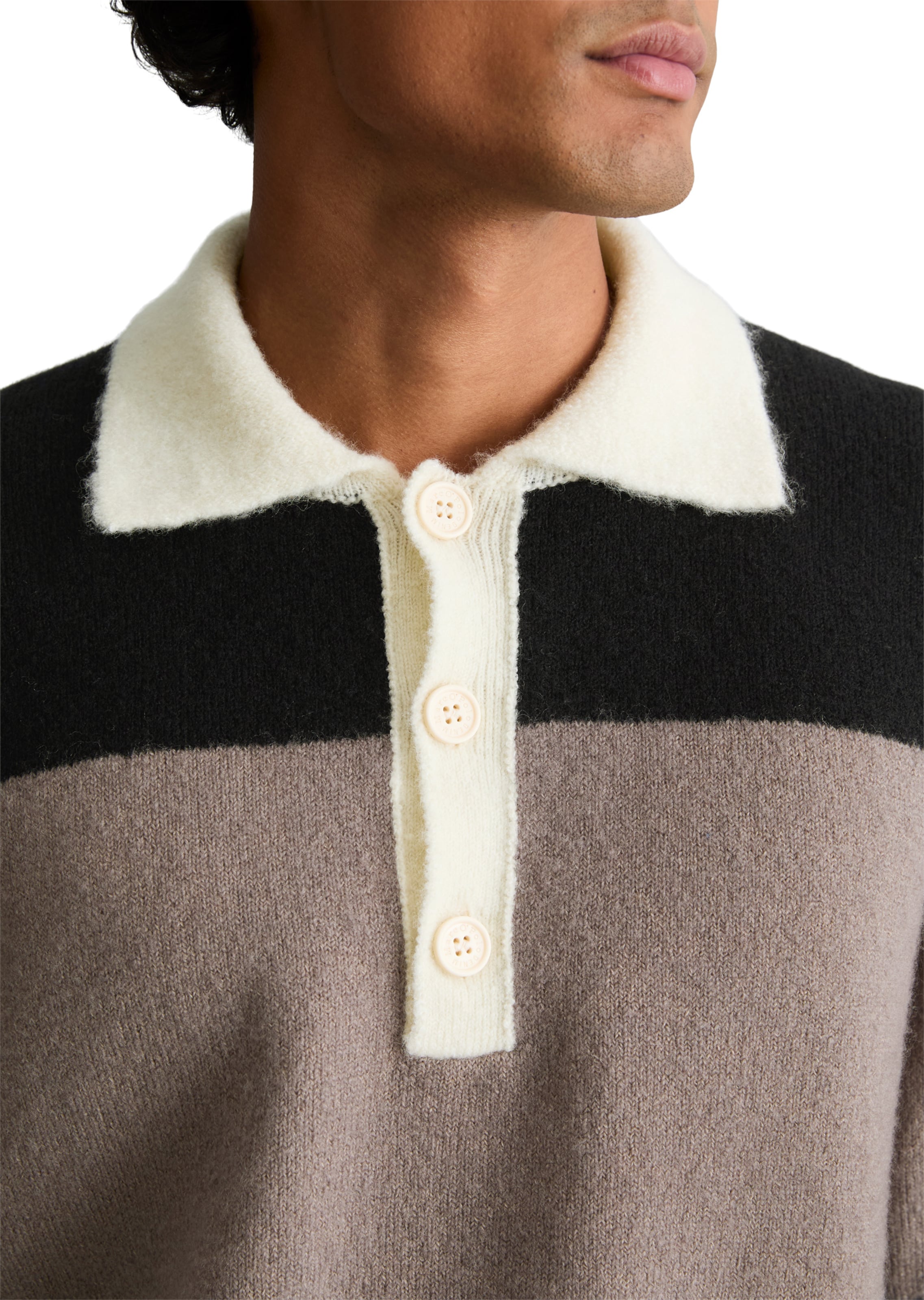 Marc O'Polo DENIM Shirt in Beige: voorkant