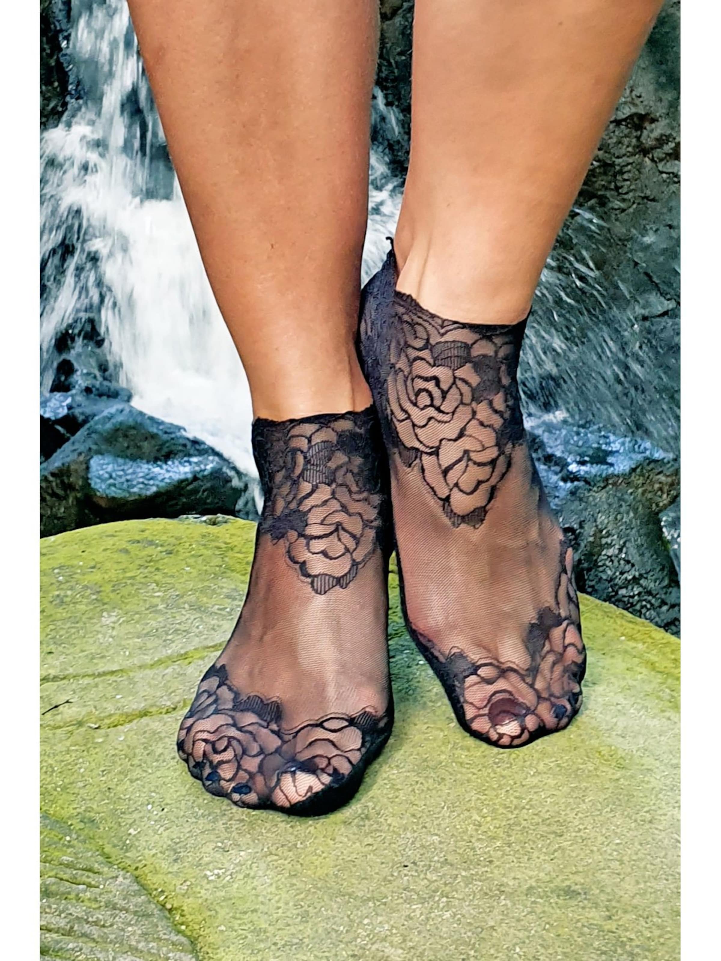 Chaussettes 'Teresa' Sokisahtel en noir