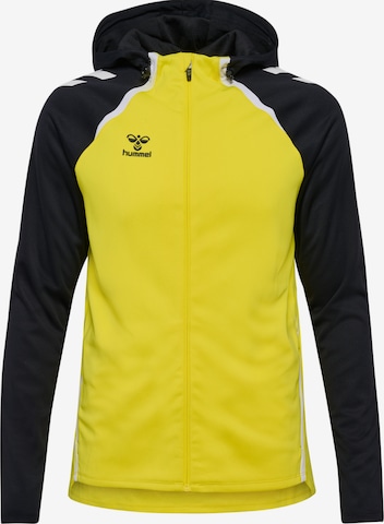 Hummel Sportief sweatvest 'Lead 2.0' in Zwart: voorkant