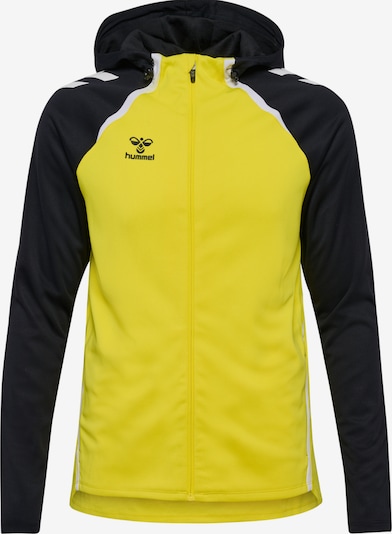 Hummel Sports sweat jacket 'Lead 2.0' in XXL in Yellow / Black / White, Item view