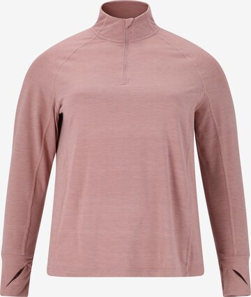 Q by Endurance Functioneel shirt 'Fermier' in Roze: voorkant