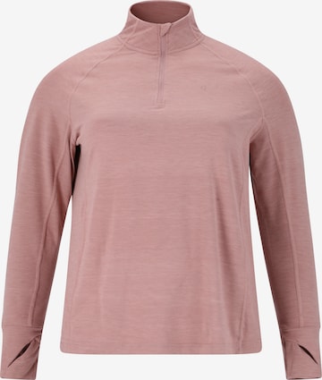 Q by Endurance Functioneel shirt 'Fermier' in Roze: voorkant