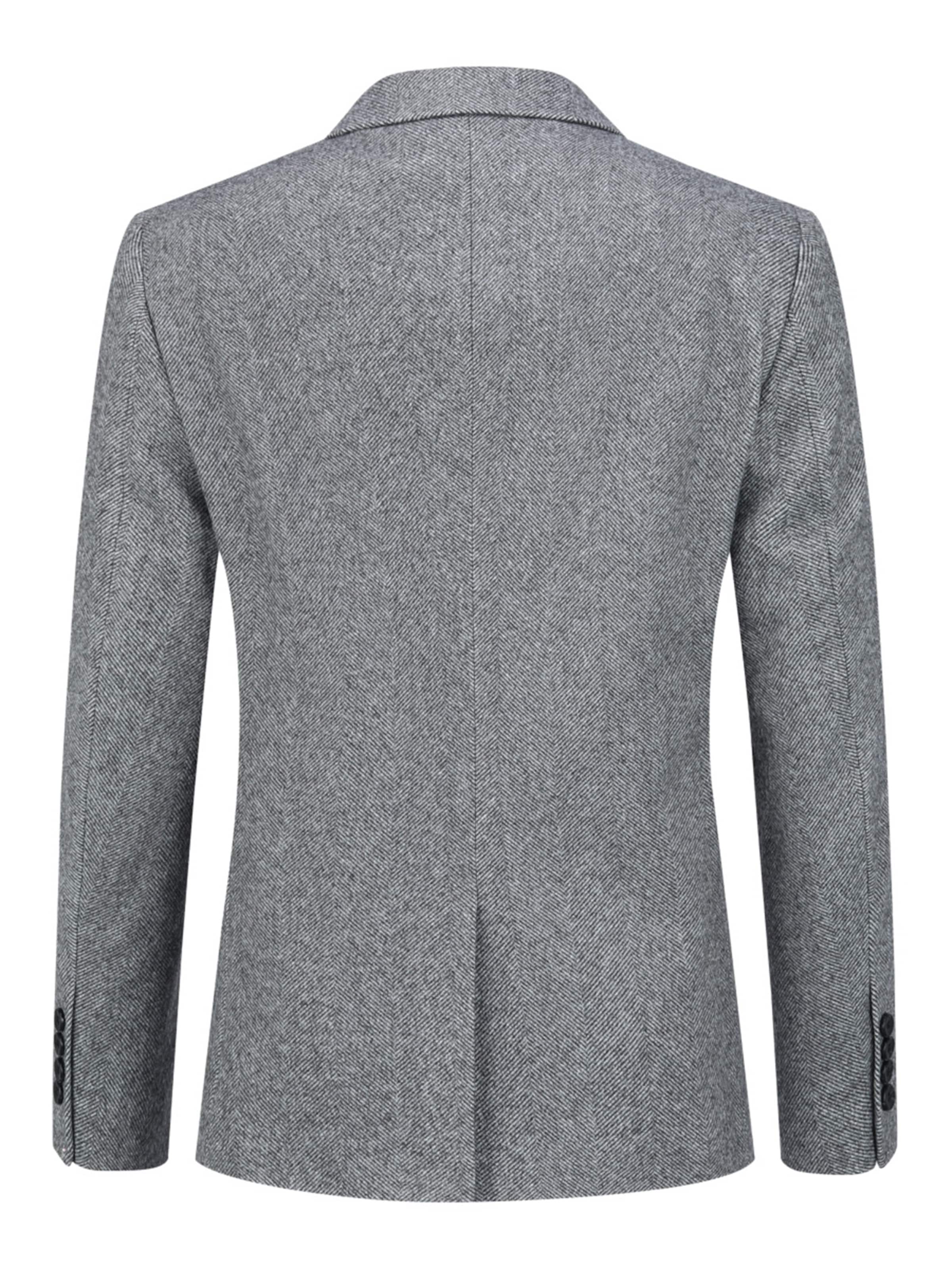 Youthup Slim Fit Sakko‌‌‌‌‌‌‌‌ in Grau