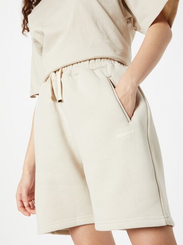 Regular Pantalon Misspap en beige