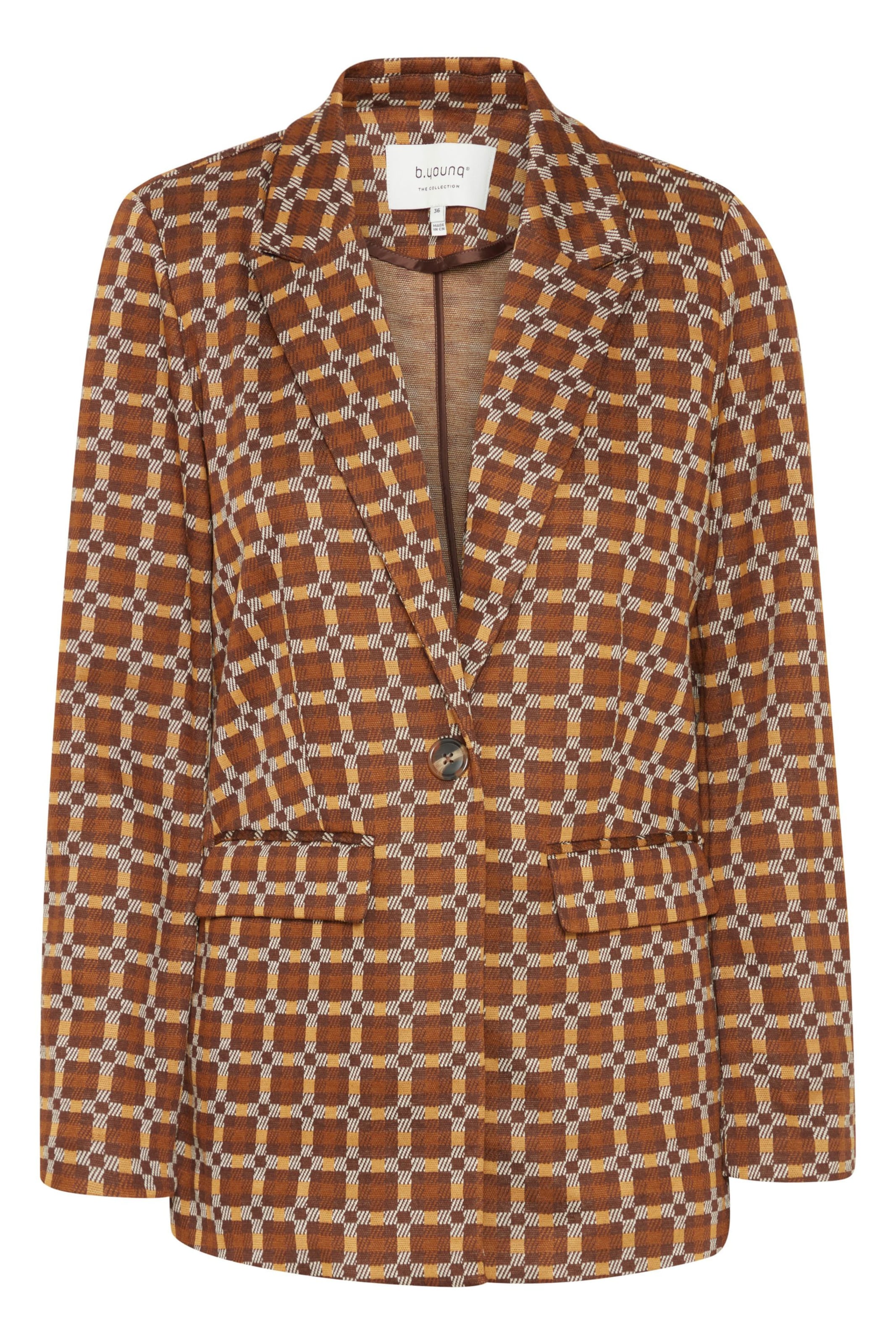 b.young Blazers 'Rowan' in Bruin: voorkant