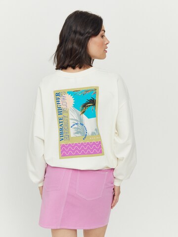 mazine Sweatshirt ' Monica Sweater ' in White: front