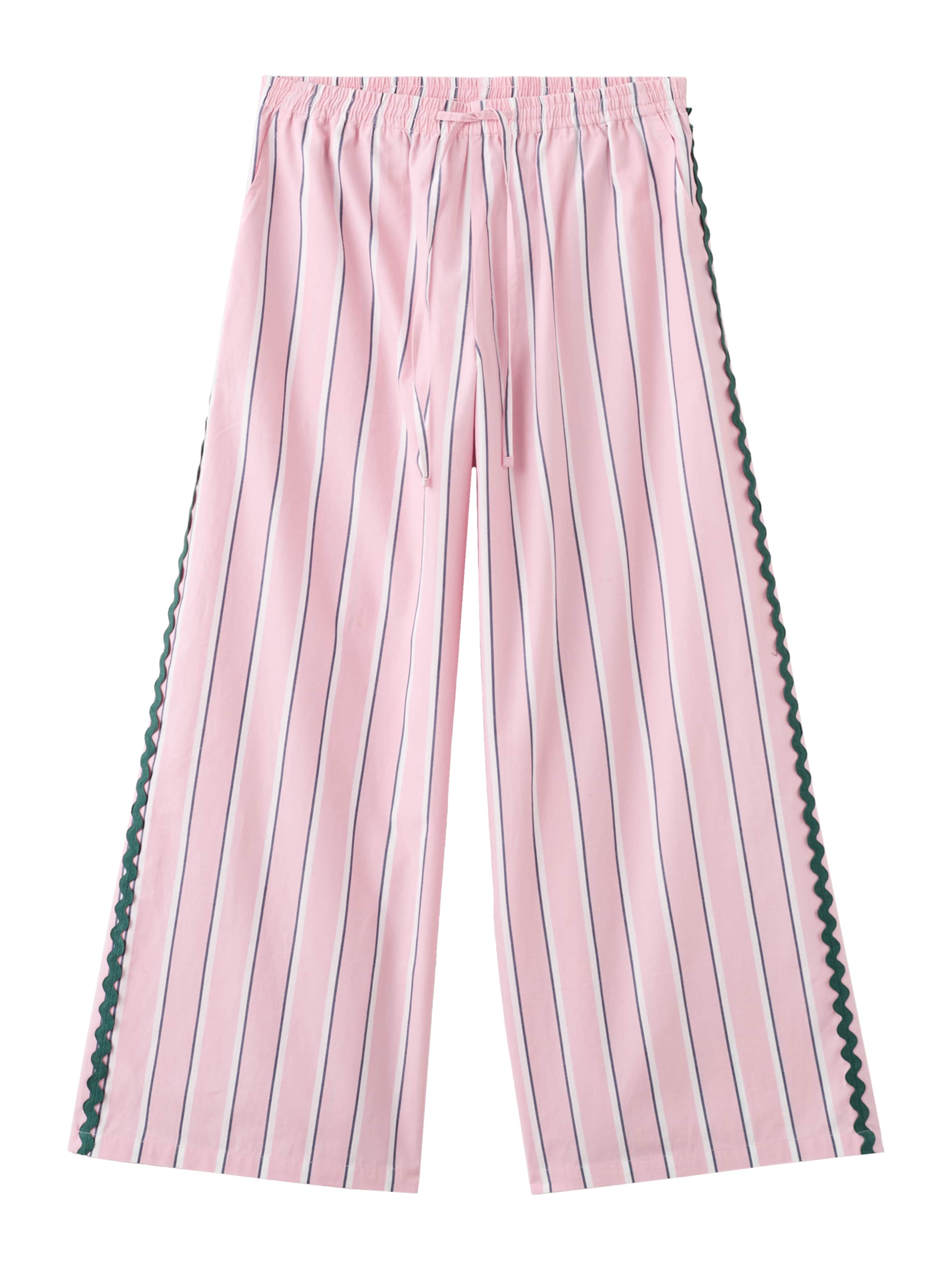 Wide Leg Pantalon 'Sintra' MANGO TEEN en rose : devant