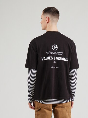 Pegador Bluser & t-shirts 'CLINTON' i sort: forside