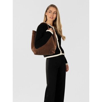 Cabas ABRO en marron : devant