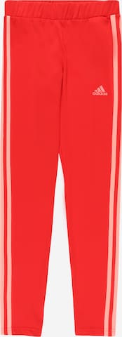 ADIDAS PERFORMANCE Sporthose in Rot: front