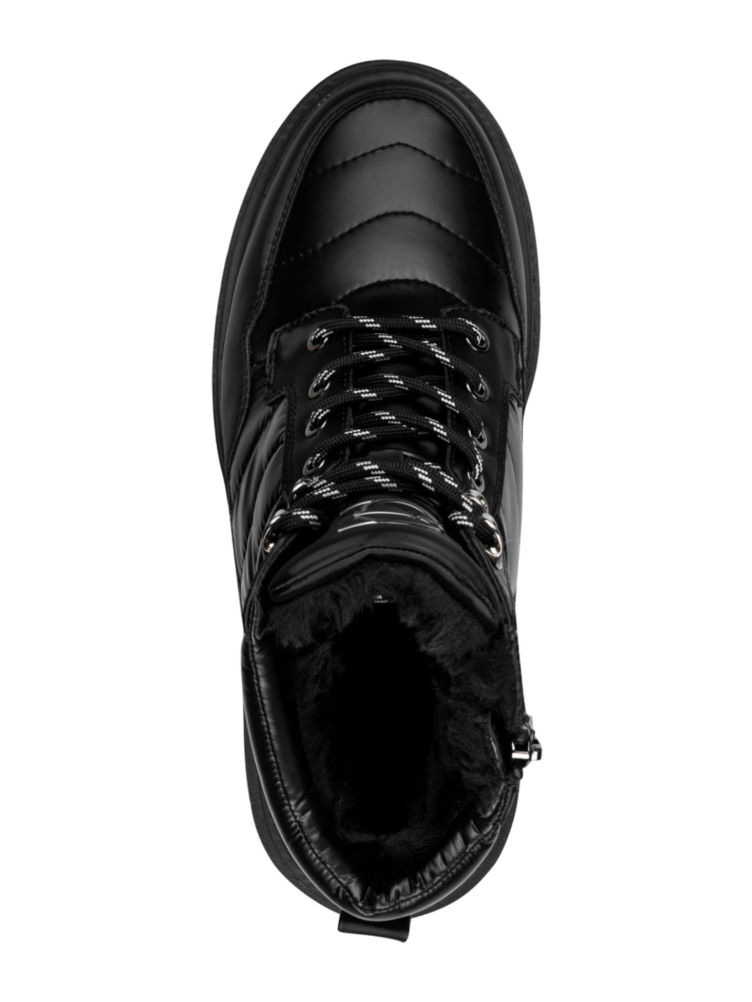 Tamaris Schnürstiefelette in Schwarz