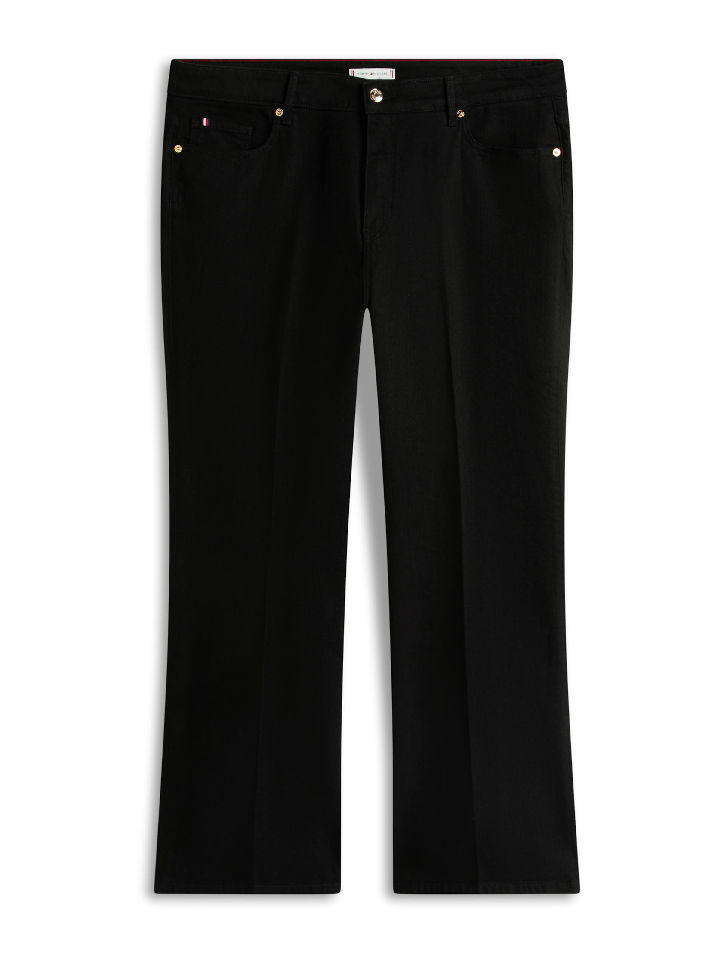 Tommy Hilfiger Curve Bootcut Jeans i sort: forside