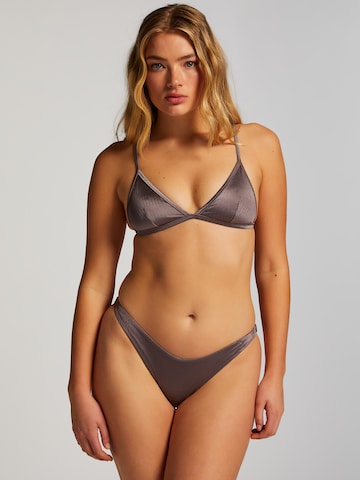 Hunkemöller Triangle Bikini Top 'Luna' in Grey