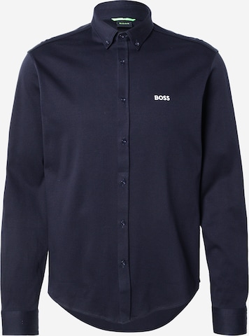 BOSS Slim Fit Paita 'B_Motion L' värissä sininen: etupuoli