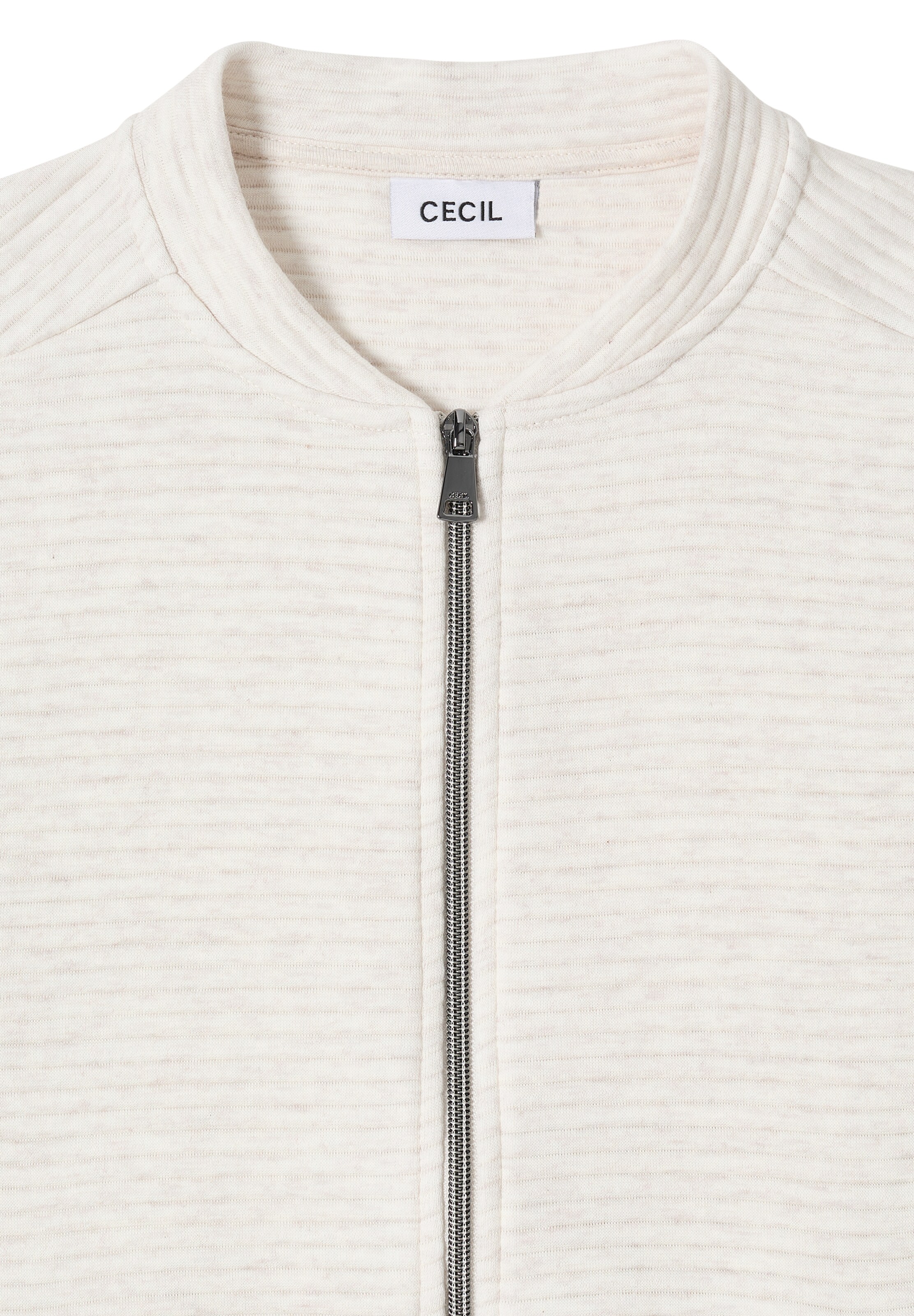 CECIL Sweatjacke in Beige