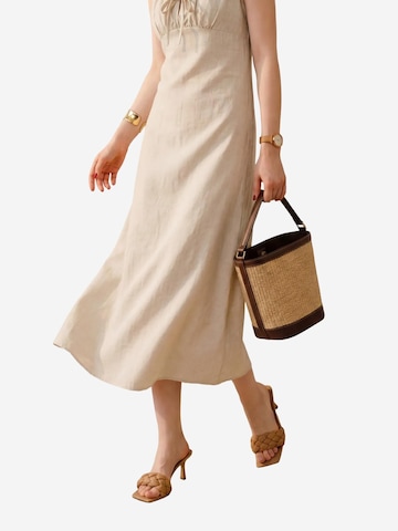 Robe My fashion en beige