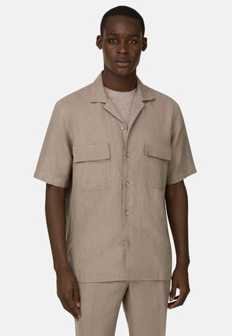 Boggi Milano Shirt in Brown: front