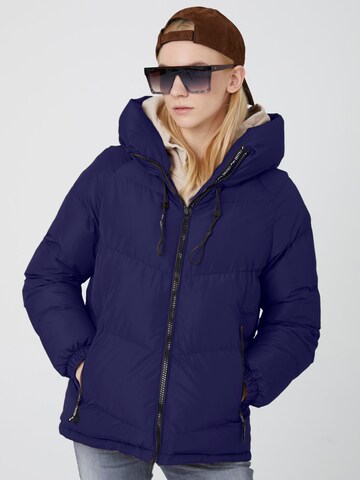 LTB Winterjas in Blauw: voorkant