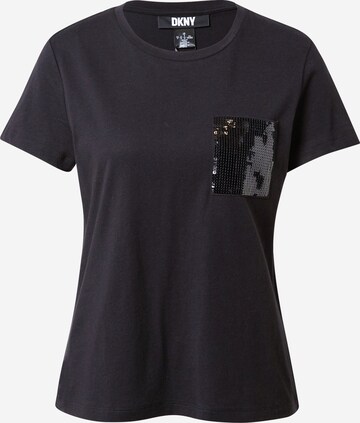 DKNY - Camisa em preto: frente
