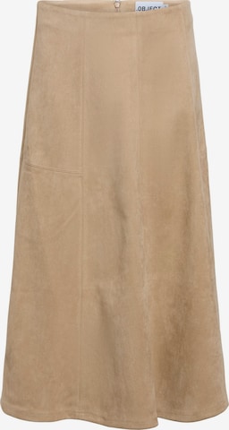 OBJECT Skirt in Beige: front