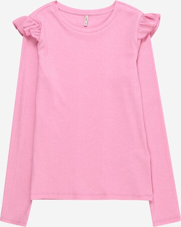 KIDS ONLY Shirt 'SILJA ' in Pink: predná strana