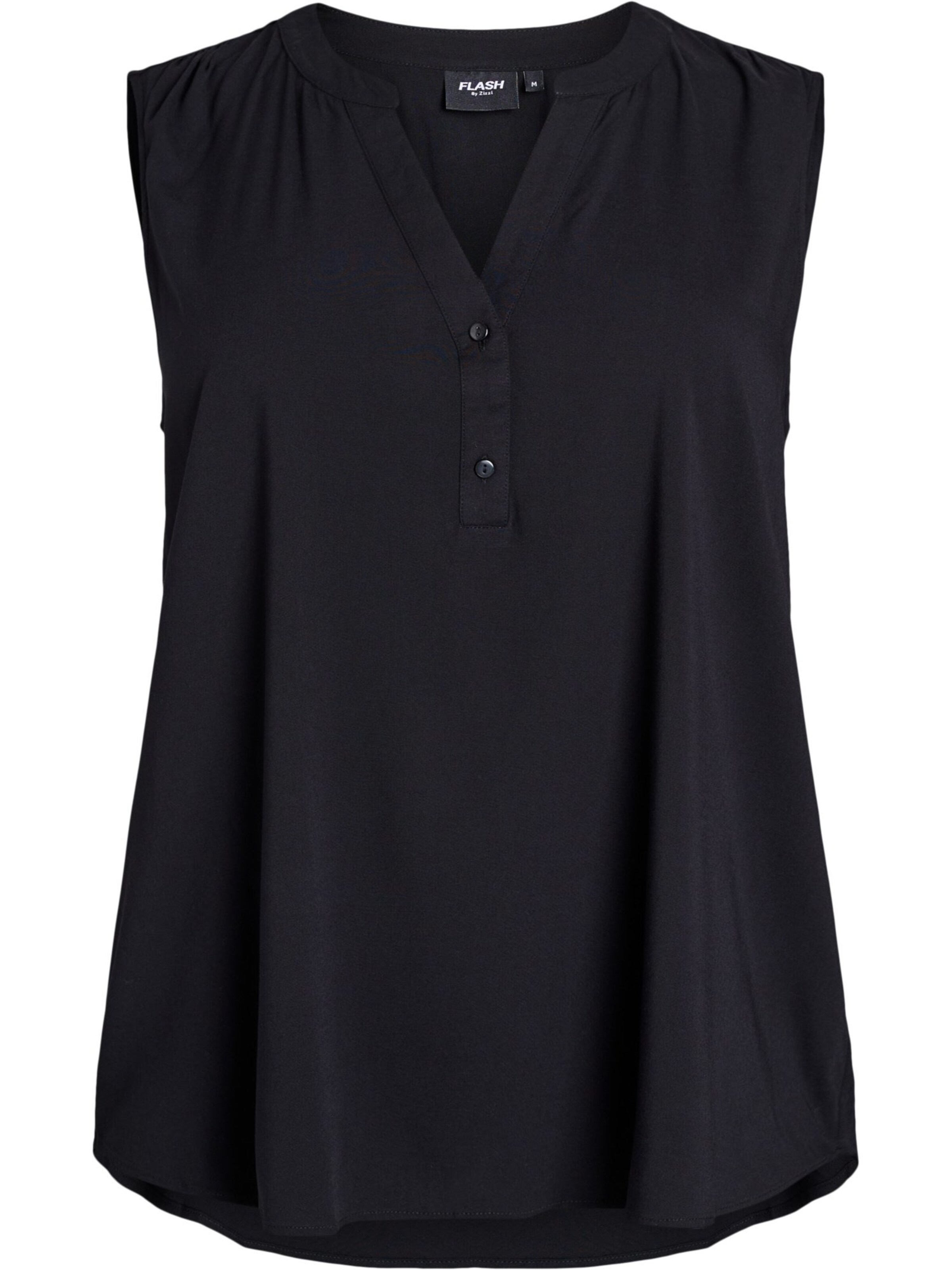 Flash by Zizzi Blúzka 'Flenni' - čierna, Produkt