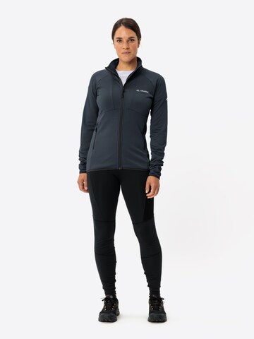 VAUDE Functionele fleece jas 'Monviso' in Zwart