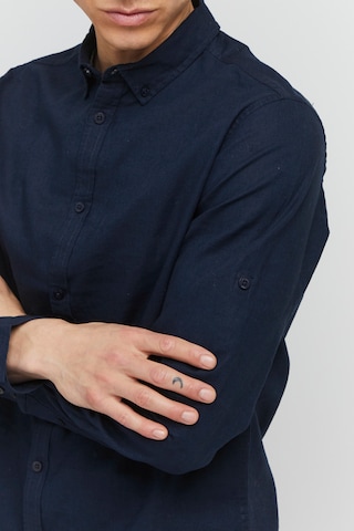 INDICODE JEANS Regular fit Button Up Shirt 'Hanko' in Blue