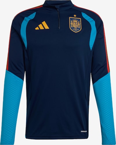 Triko 'Spanien 26 Tiro' iš ADIDAS PERFORMANCE, spalva – nakties mėlyna / azuro spalva / oranžinė / tamsiai raudona, Prekių apžvalga