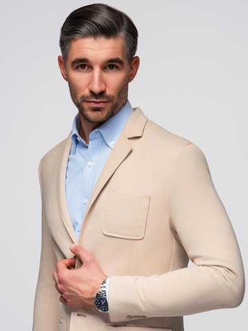 Ombre Regular fit Blazer in Beige