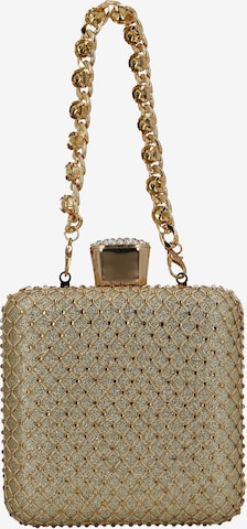 faina Clutch in Goud: voorkant