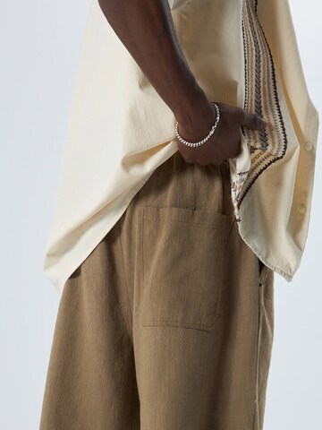 Loosefit Pantaloni 'Harker Heights' di VAMOS CLO in marrone