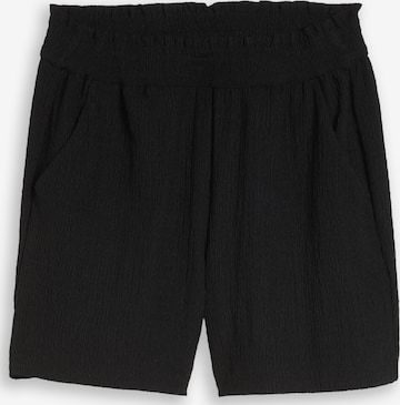 Loosefit Pantalon TOM TAILOR DENIM en noir : devant