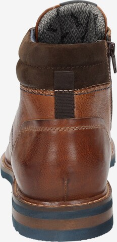 SIOUX Lace-Up Boots 'Rostolo' in Brown