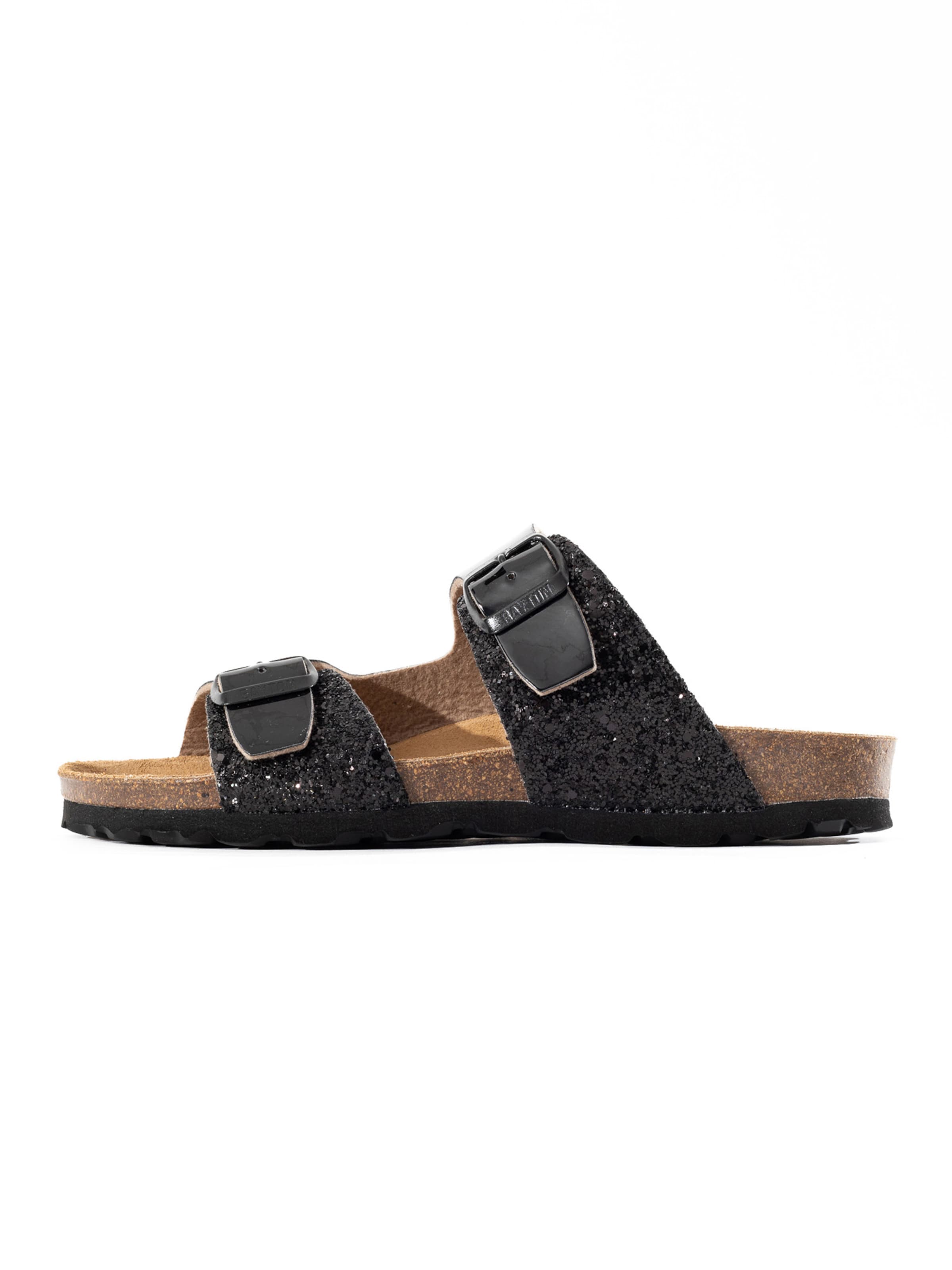 Bayton Papucs 'Ilithyie' - fekete: elől