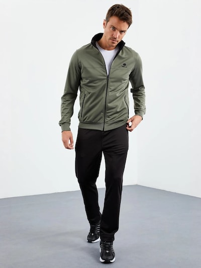 Tommy Life Fato de jogging em S em oliveira / preto, Vista do artigo