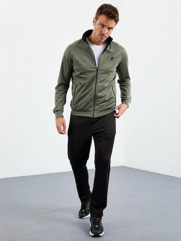 Tuta da jogging di Tommy Life in verde: frontale