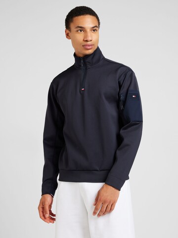 mėlyna TOMMY HILFIGER Megztinis be užsegimo: priekis