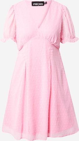 Robe d’été PIECES en rose : devant