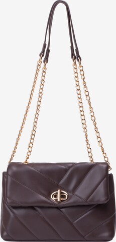 faina Shoulder Bag in Brown: front