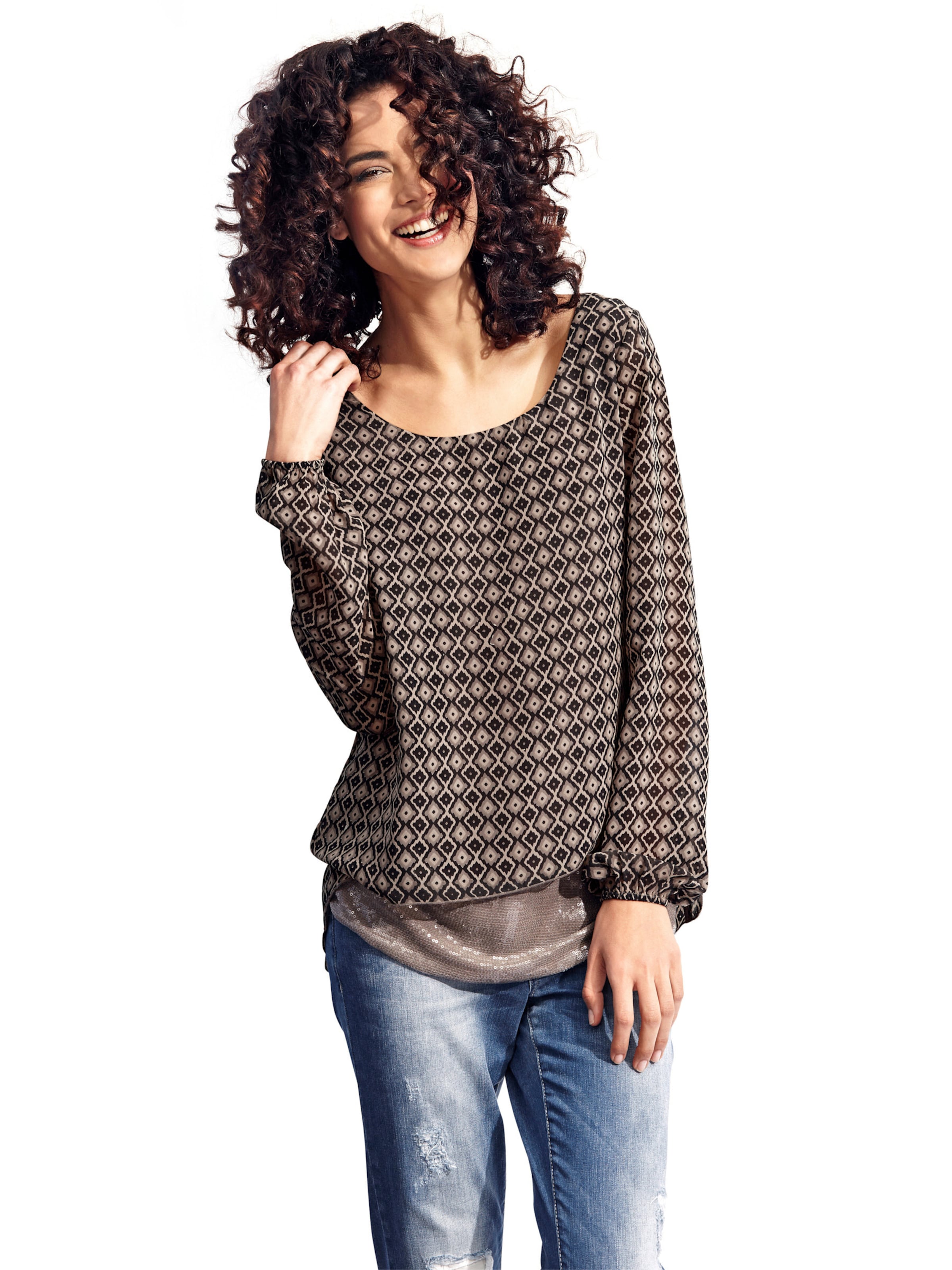 heine Bluse in Braun: Vorderseite