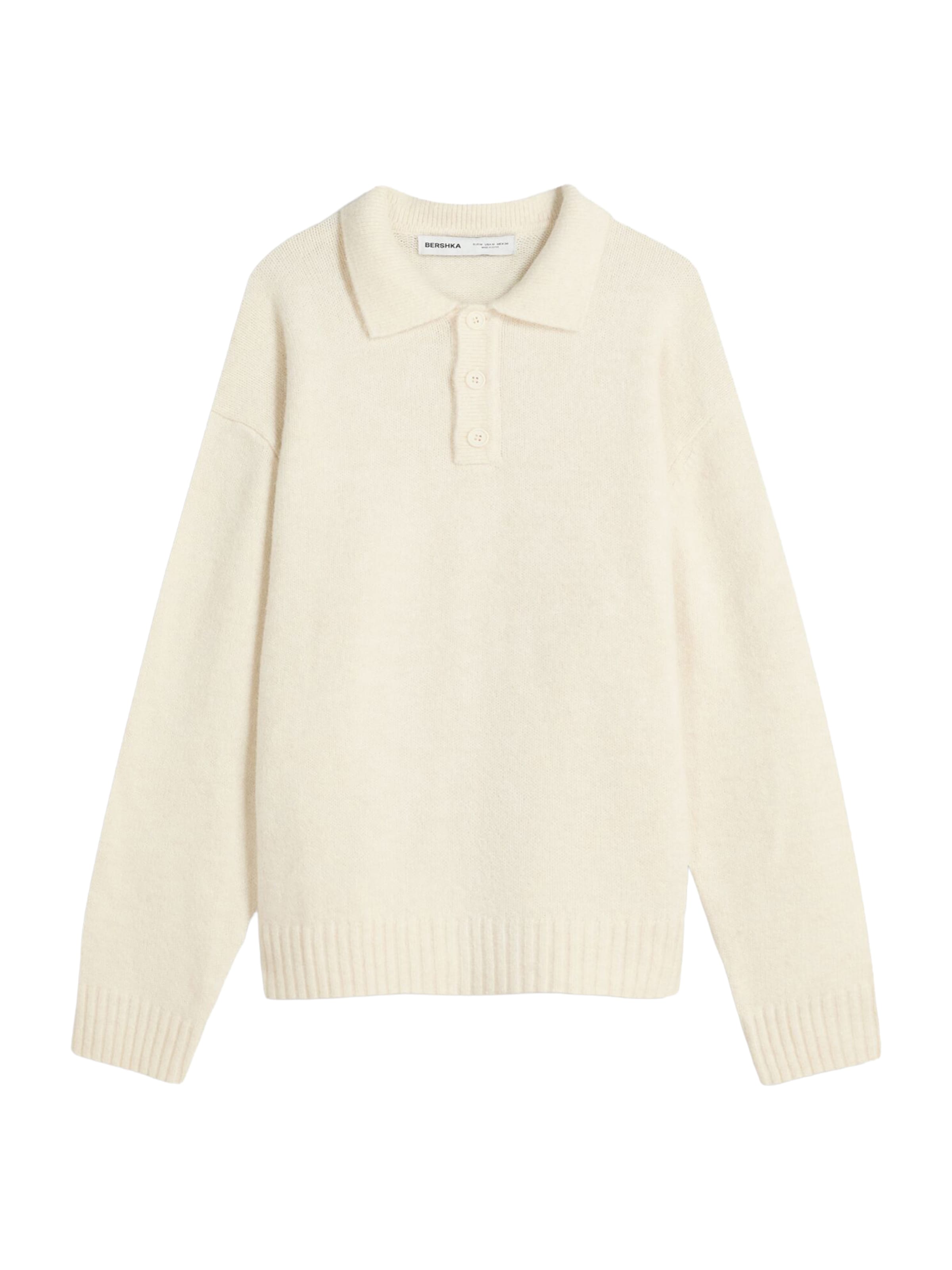 BershkaPulover - žuta boja: prednji dio