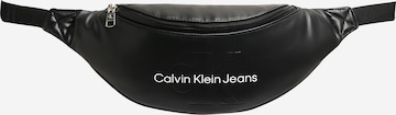 Calvin Klein Jeans - Riñonera en negro: frente