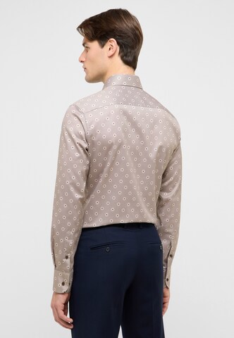 ETERNA Slim fit Business shirt in Brown