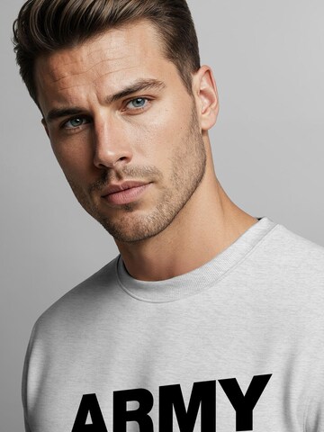 Neverless Sweatshirt 'Army' in Grey